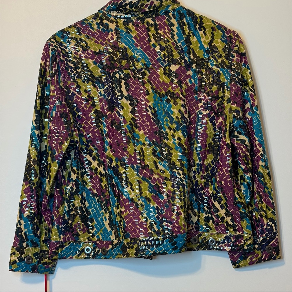 Ruby Rd. Multicolor Patterned Blazer NWT NWT - image 6